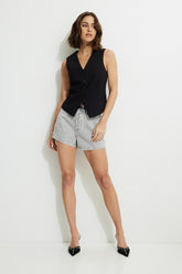 Miles Mid Rise Relaxed Denim Shorts