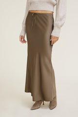 Cary Satin Slip Maxi Skirt