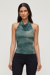Bry Mesh Halter Top