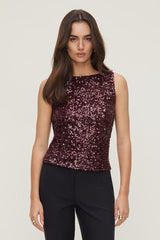 Nola Sequin Tank Top