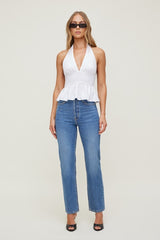 Gemma Poplin Halter Top