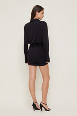 Sculpt Mini Shirt Dress