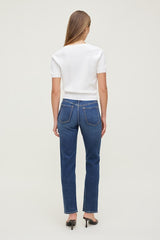 Frenchie High Rise Slim Leg Jeans
