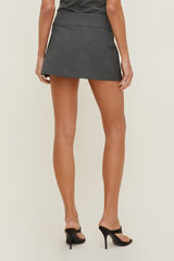 Wide Waistband Mini Skort