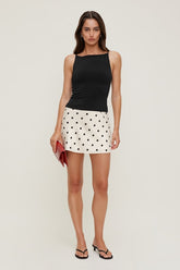 Slip Satin Mini Skirt