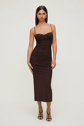 Mona Mesh Midi Dress