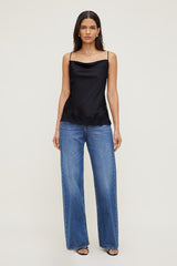 Madi Lace Satin Cami Top
