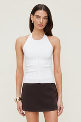 Halter Sweater Tank Top