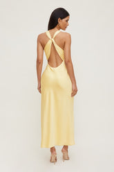 Andy Satin Maxi Dress