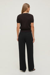 Alex Pinstripe Wide Leg Pants