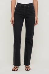 Olivia Comfort High Rise Straight Leg Jeans