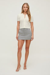 Josefine Pinstripe Mini Skort