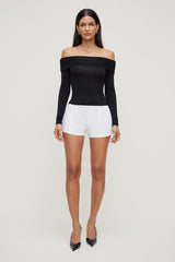 A Line High Rise Shorts