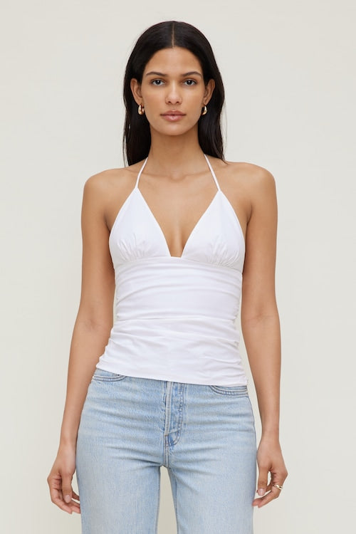 Poplin Halter Top