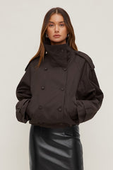 Siena Trench Bomber Jacket