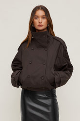 Siena Trench Bomber Jacket