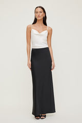 Satin Maxi Skirt
