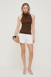 Linen High Rise Shorts