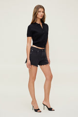 James Relaxed Mid Rise Jean Shorts