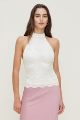 Lace Halter Top