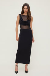 Sculpt Sheer Maxi Dress