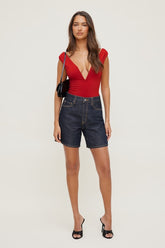 Harper High Rise Jean Shorts