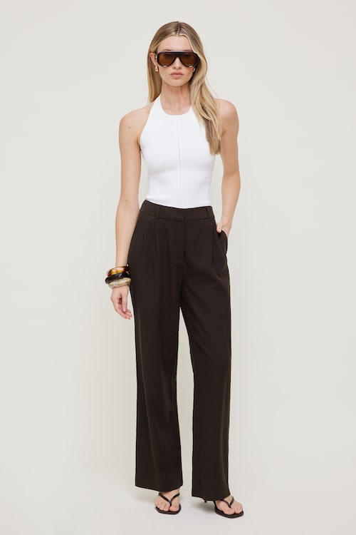 Alex Linen Wide Leg Pants