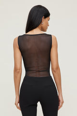 Kai Sheer Mesh Bodysuit