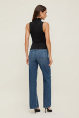 Sleeveless Turtleneck Top