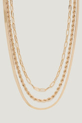 3-Pack Mixed Chain Necklaces