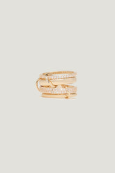 4-Pack Stackable Gem Rings