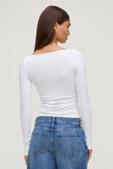Stella Mesh Long Sleeve Top