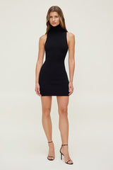 Turtleneck Mini Sweater Dress