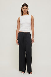 Leo Satin Wide Leg Pants