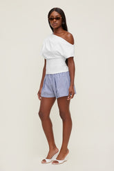 Cotton High Rise Shorts