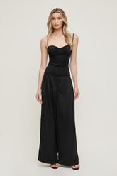 Satin Wide Leg Pants