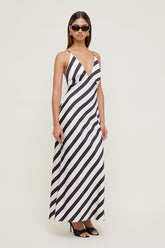 Livia Satin Midi Dress