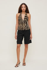 Vea Georgette Halter Top