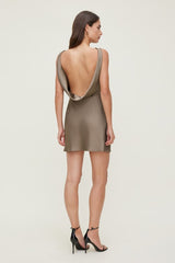 Nora Satin Mini Slip Dress