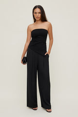 Asymmetric Ponte Tube Top