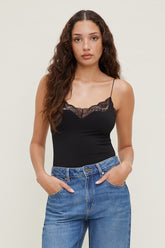 Sculpt Lace Trim Bodysuit