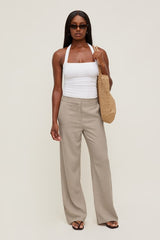 Yasmin Linen Straight Leg Pants