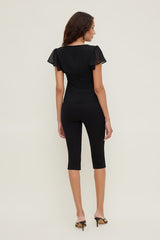 Flutter Sleeve Blouse
