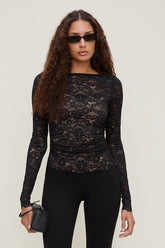 Stella Lace Long Sleeve Top