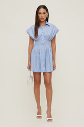 Poplin Mini Shirt Dress