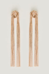 Knotted Fringe Earrings