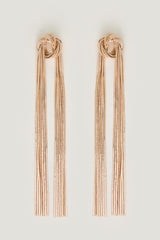 Knotted Fringe Earrings