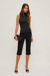High Rise Capri Pants