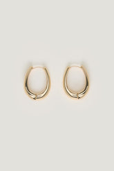 Oval Hoop Earrings