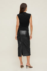 Sculpt Draped Scarf Top